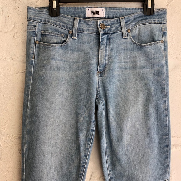 PAIGE skinny zipper Jeans sz 30 - Picture 6 of 8